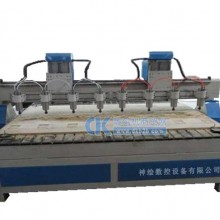 神绘SH-2418二拖八头雕刻机家具橱柜门工艺品挂件雕刻机