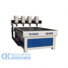 QL-1218四机头红木浮雕雕刻机